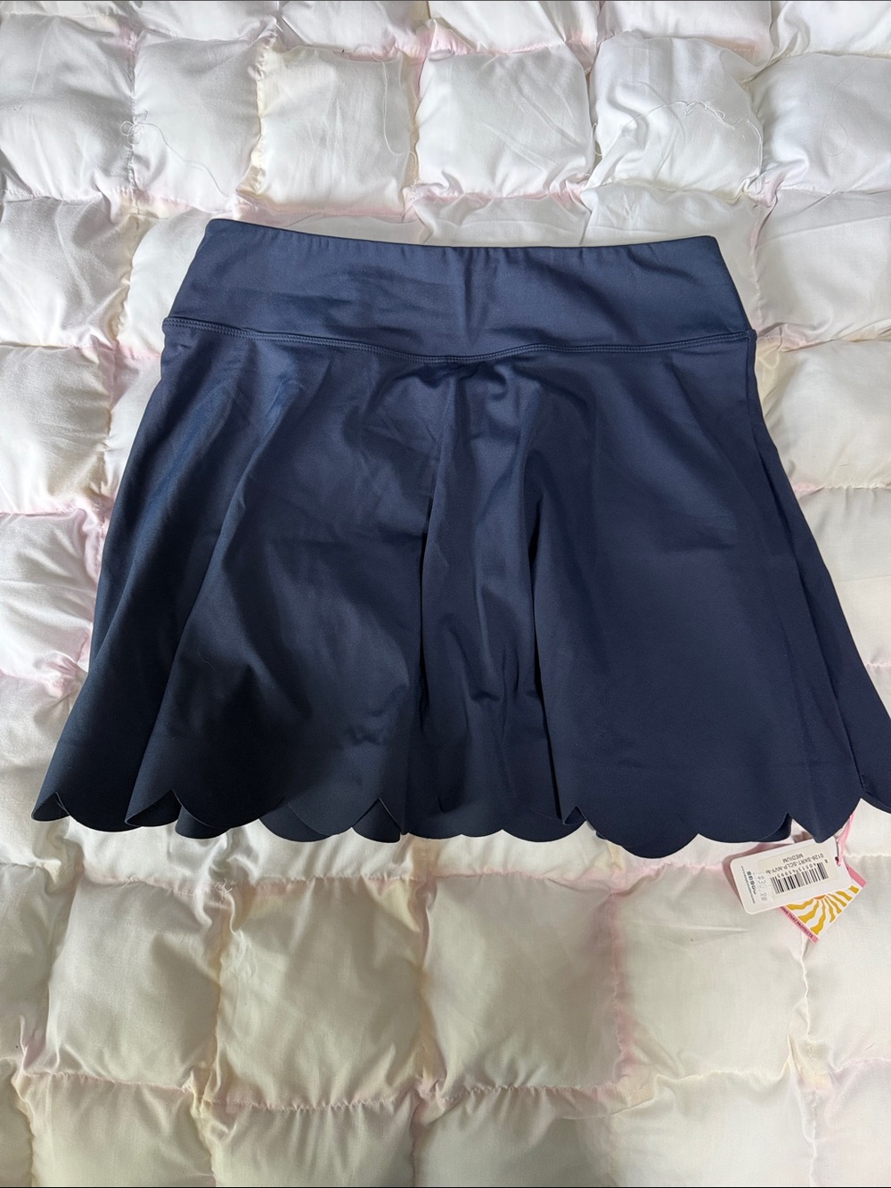 Simply Southern Navy and Pink Tagged Skirt